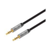 CABLE AUDIO,MANHATTAN,355988, ESTEREO 3.5MM M-M 1.0M NEGRO