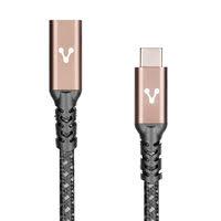 CABLE EXTENSIÓN, TIPO C HEMBRA  A TIPO C MACHO