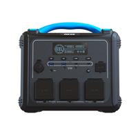 GENERADOR ELECTRICO DE BATERIAS LMFP  PORTATIL FORZA SERIE TITAN FPP-T1200 1200W 10 SALIDAS 3AC