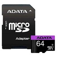 MEMORIA ADATA MICRO SDHC 64GB UHS-I CLASE 10 C