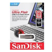 MEMORIA SANDISK 16GB USB 3.0 ULTRA FLAIR METALICA PARA MAC Y WINDOWS 130MB