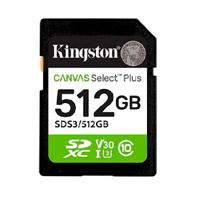 MEMORIA FLASH SD KINGSTON SDXC CANVAS SELECT 512GB 150MB