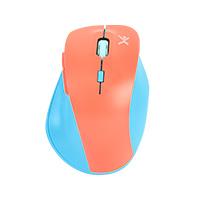 MOUSE INALAMBRICO 1600 DPI ERGONOMICO SILENCIOSO CONECTOR USB PERFECT CHOICE THUMB - AZUL