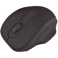 MOUSE OPTICO QUARONI INALAMBRICO 4 BOTONES COLOR NEGRO CON AJUSTE DE DPI 1600