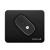 MOUSE - TECHZONE - TZACMOI30 - INALAMBRICO - NANORECEPTOR USB A Y TIPO-C - OPTICO - BATERIA RECARGABLE - INCLUYE MOUSEPAD - 2.4GHZ - 1000