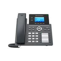 TELFONO IP GRANDSTREAM GRP2604P, 6 CUENTAS SIP 3 LINEAS P. LCD 8 TECLAS PROGRAMABLE 2 PUERTOS 10
