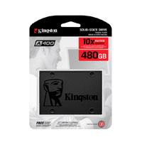 UNIDAD DE ESTADO SOLIDO KINGSTON INTERNO A400 480GB 2.5 SATA3 7MM LECT.500