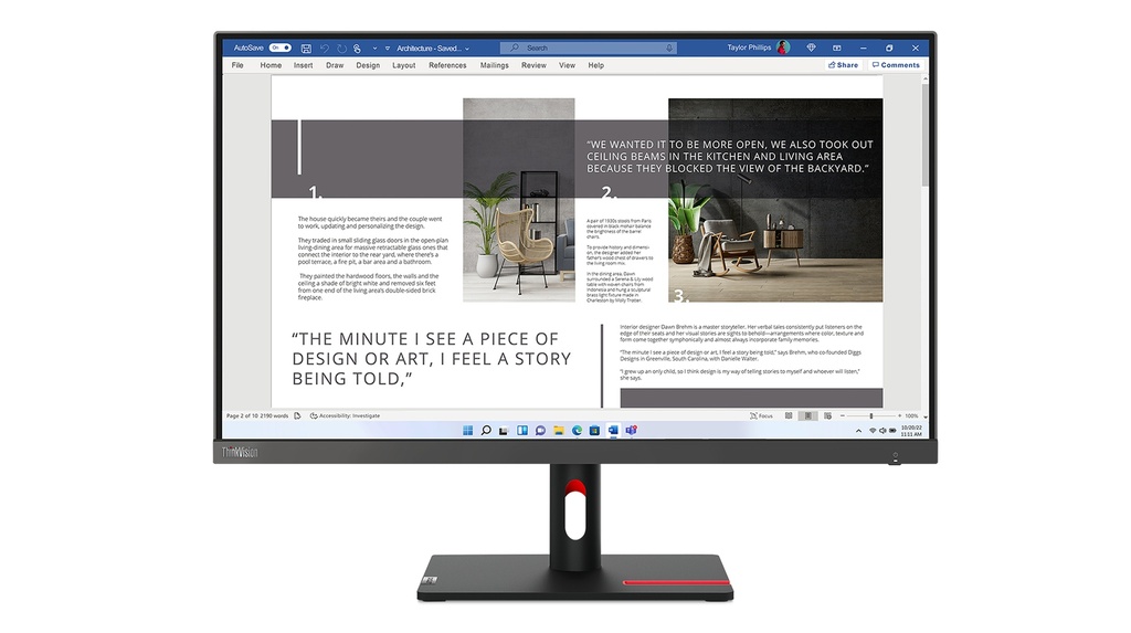 MONITOR LENOVO THINKVISION S27I-30, TAMAÑO 27, RESOLUCIN 1920 X1080 PXELES, W-LED, RELACIN DEASPECTO 169, PUERTO VGA 1, HDMI2, 3 AÑOS DE GARANTA.