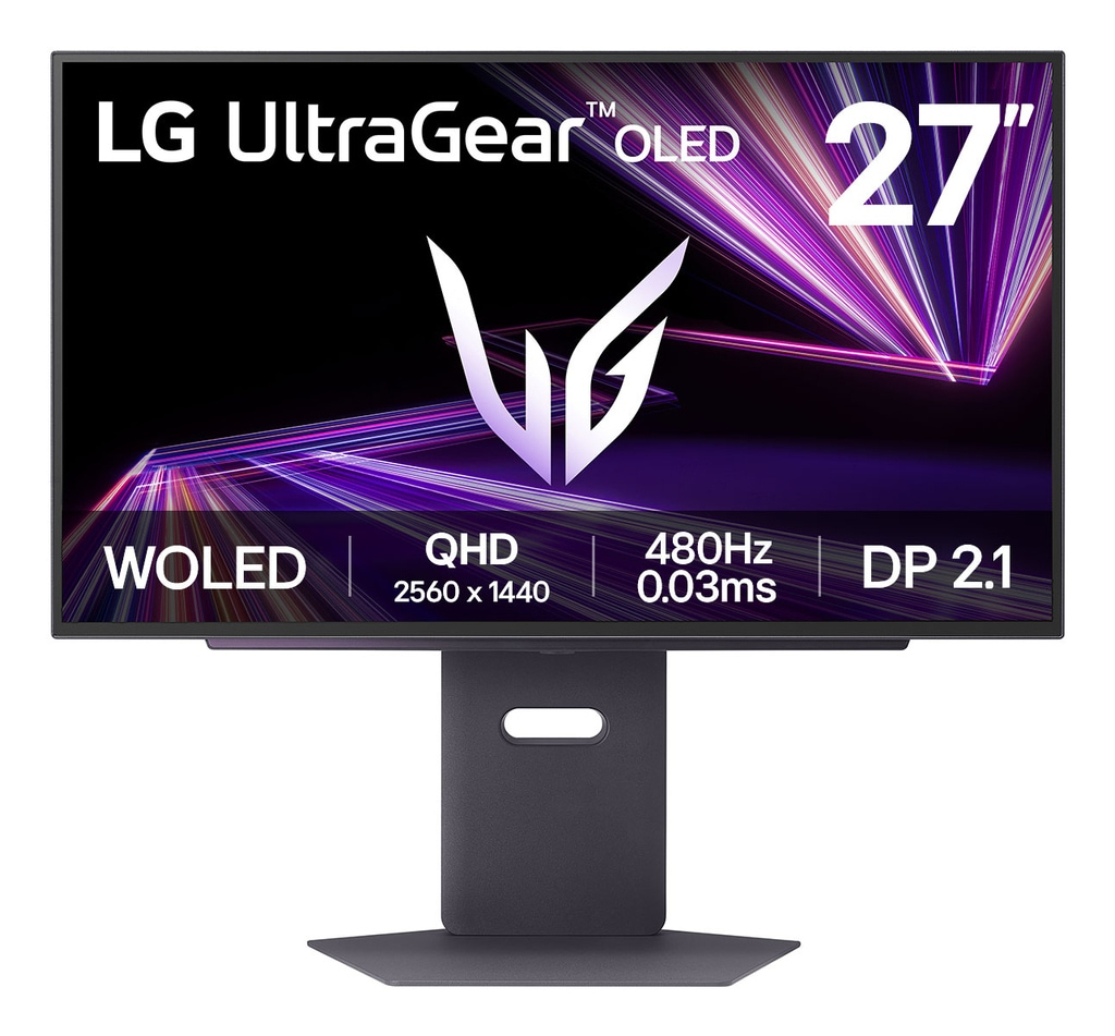 MONITOR PC LG ULTRAGEAR GAMING QHD OLED 26.5 PULG,480HZ,2560X1440,16:9,DCI-P3 98.5%,275CD