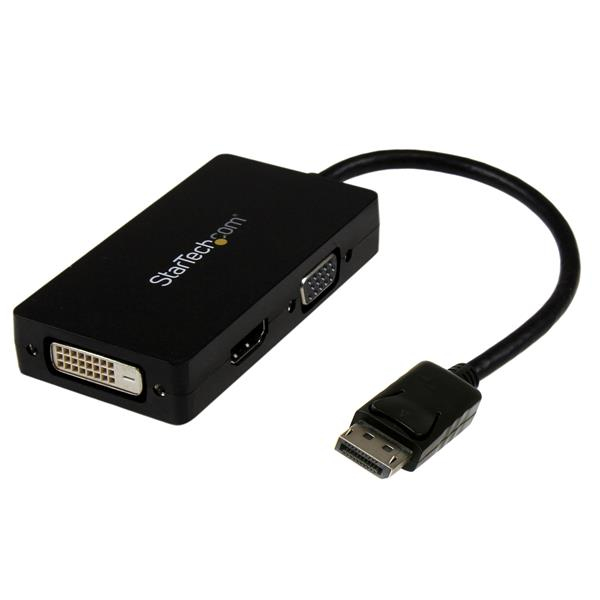 ADAPTADOR DE VIDEO DISPLAYPORT A VGA DVI O HDMI - CONVERTIDOR A