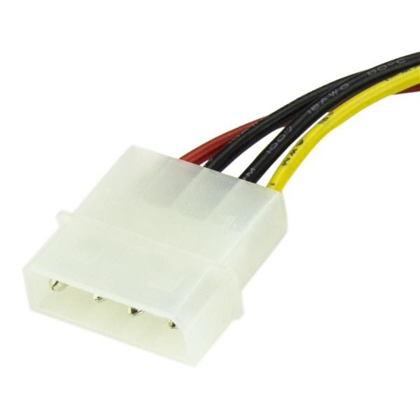 ADAPTADOR DE 15CM DE LARGO DE ALIMENTACION LP4 A SATA - 1X LP4 MACHO - 1X SATA DE PODER 15 PINES - STARTECH.COM MOD. SATAPOWADAP