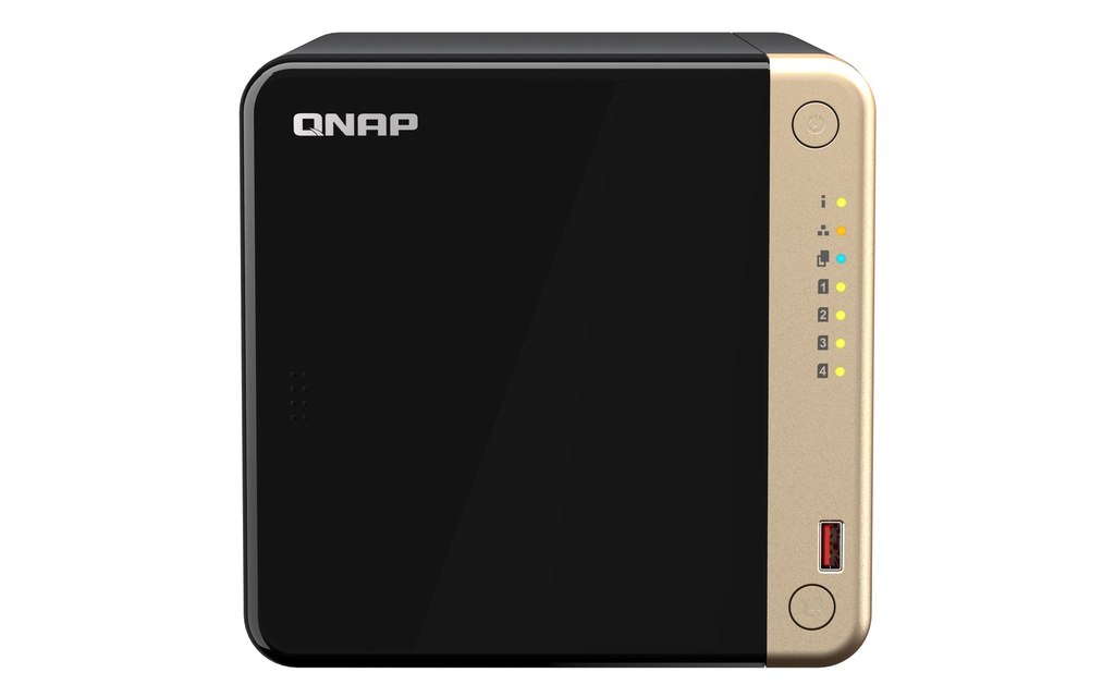 QNAP TS-464 4-BAY HIGH-PERFORMANCE DESKTOP NAS. INTEL 4C