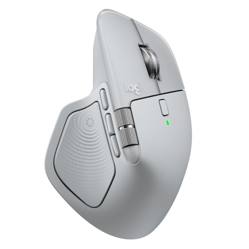 MOUSE LOGITECH MX MASTER 4 INALAMBRICO EASY SWITCH USB LOGI BOLT HASTA 8000 DPI GRIS PALIDO