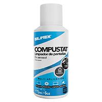 LIMPIADOR DE PANTALLAS SILIMEX COMPUSTAT 170 ML AEROSOL LIMPIADOR DE LAPTOPS, TABLETAS, SMART TVS, SMART PHONES LIBRE DE CFC Y HCFC