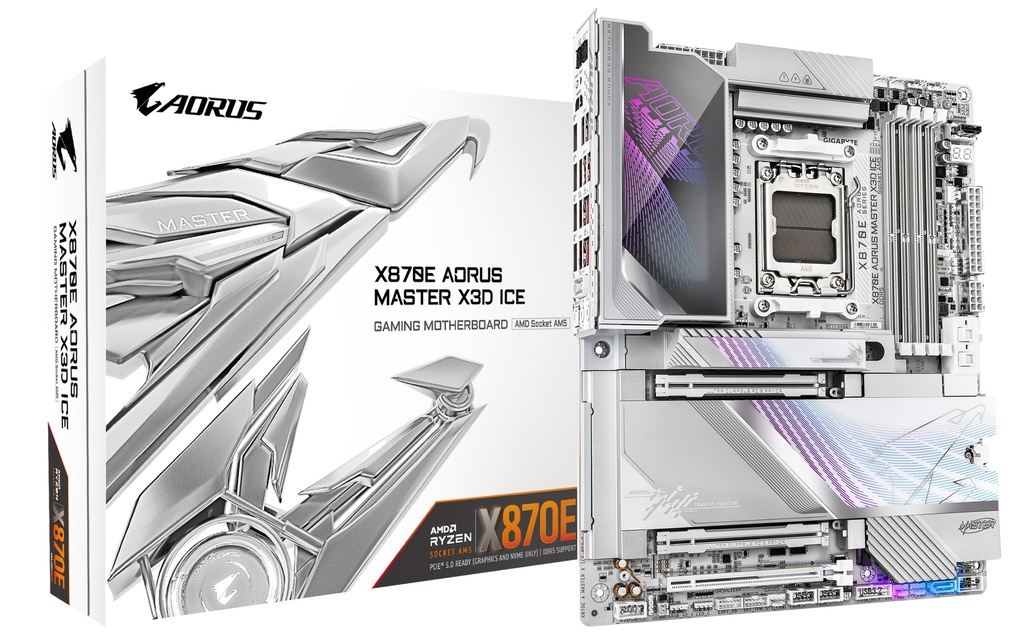 TARJETA MADRE GIGABYTE X870E A MASTER X ICE