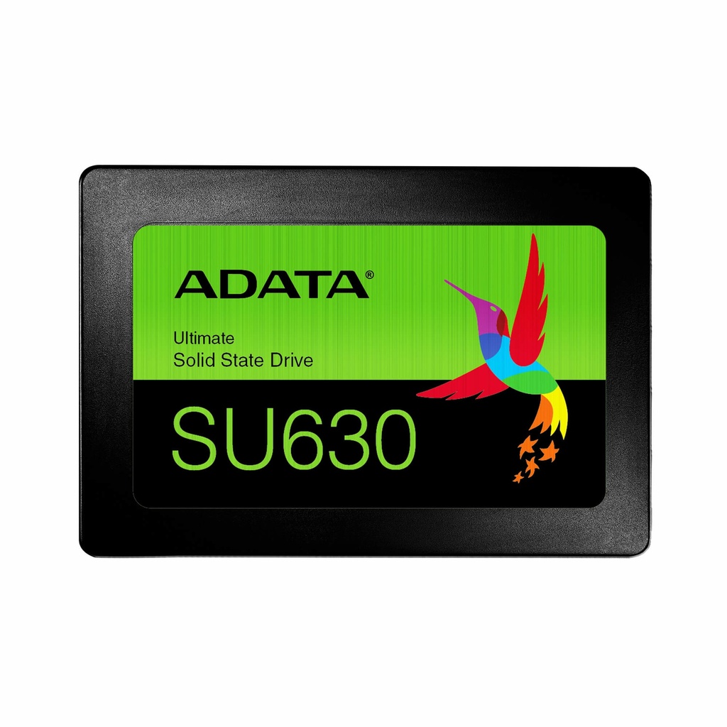 UNIDAD DE ESTADO SOLIDO SSD INTERNO ADATA SU630 1.92TB 2.5 SATA3 LECT. 520 ESCRIT.450 MBS 7MM PC LAPTOP MINIPC SIN BRACKET 3DNAND ASU630SS-1T92Q-R