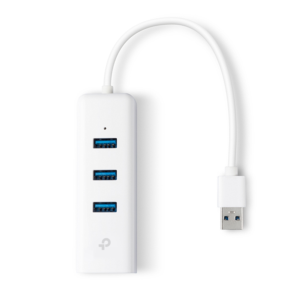 ADAPTADOR USB | TP-LINK | UE330 | 2 EN 1 CON HUB DE 3 PUERTOS USB 3.0 Y ADAPTADOR ETHERNET GIGABIT