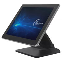 TERMINAL PUNTO DE VENTA EC LINE EC-FS-1538I3-128-WIN11, NEGRO, PANTALLA TOUCH AIO, 15 PULGADAS, INTEL CORE I3, 8GB RAM, 128GB SSD, WINDOWS 11 IOT