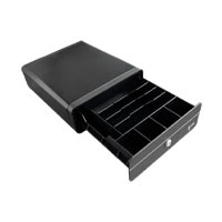 CAJON DE DINERO 3NSTAR CD205, NEGRO, COMPARTIMIENTOS 4 BILLETES, 4 MONEDAS