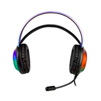 DIADEMA GAMER ALAMBRICA ILUMINACION RGB HELUMO VORTRED