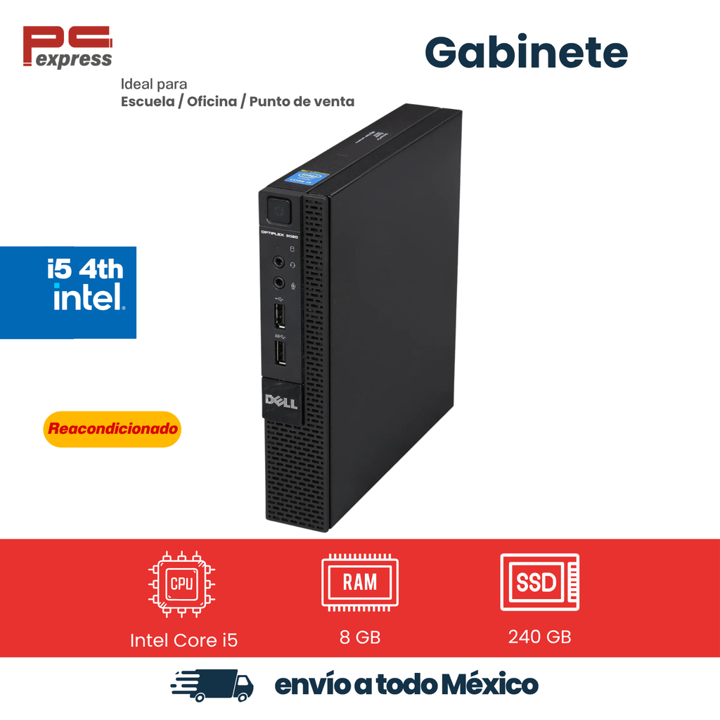 Solo gabinete Dell OptiPlex 3020 Micro