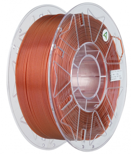 FILAMENTO DE IMPRESION 3D CREALITY HYPER PLA RFID STARDUST COFFEE 1.75MM, 1KG CLEAR PLATEECOFRIENDLY BOX