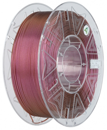 FILAMENTO DE IMPRESION 3D CREALITY HYPER PLA RFID STARDUST PINK 1.75MM, 1KG CLEAR PLATEECOFRIENDLY BOX