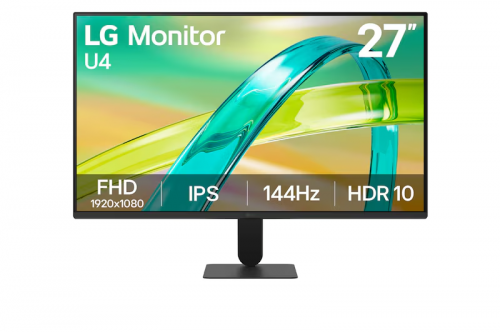 MONITOR PC LG 27U411B-B FHD 27 PULG,PANEL IPS,144HZ,RESOL 1920X1080,ASP 16:9,BRILLO 250CD
