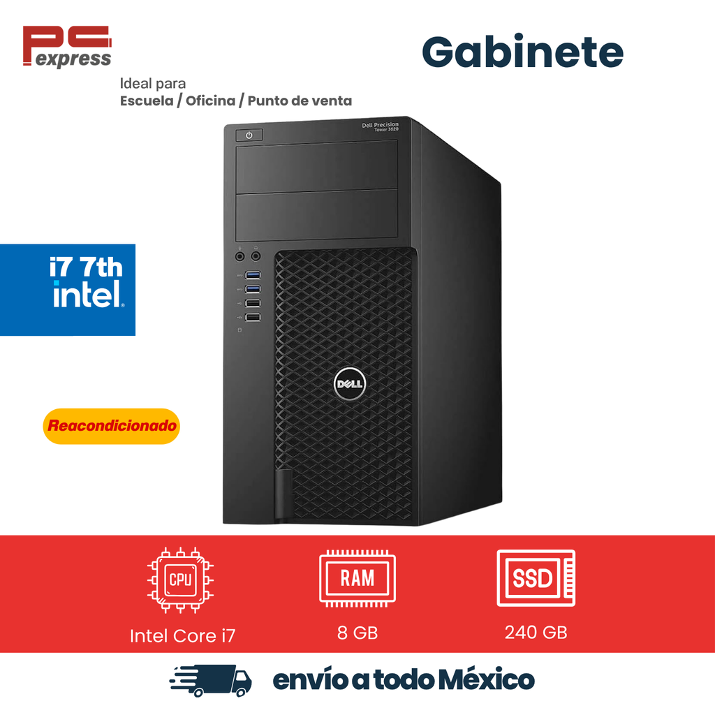 Solo gabinete Dell Precision 3620 MT