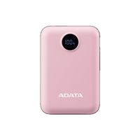 BATERIA DE RESPALDO ADATA POWER BANK C10022 10000MAH ENTRADA USB TIPO C Y USB TIPO A ROSA PC1002212PK