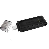 MEMORIA FLASH USB KINGSTON DATA TRAVELER 70 64GB GEN 1 3.2 TIPO C NEGRO (DT70