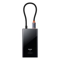 HUB TIPO C DE 8 PUERTOS BASEUS, 1- HDMI 4K60HZ,1-USB 3.0,2- USB 2.0, 1- PD,1- RJ45,1-SD