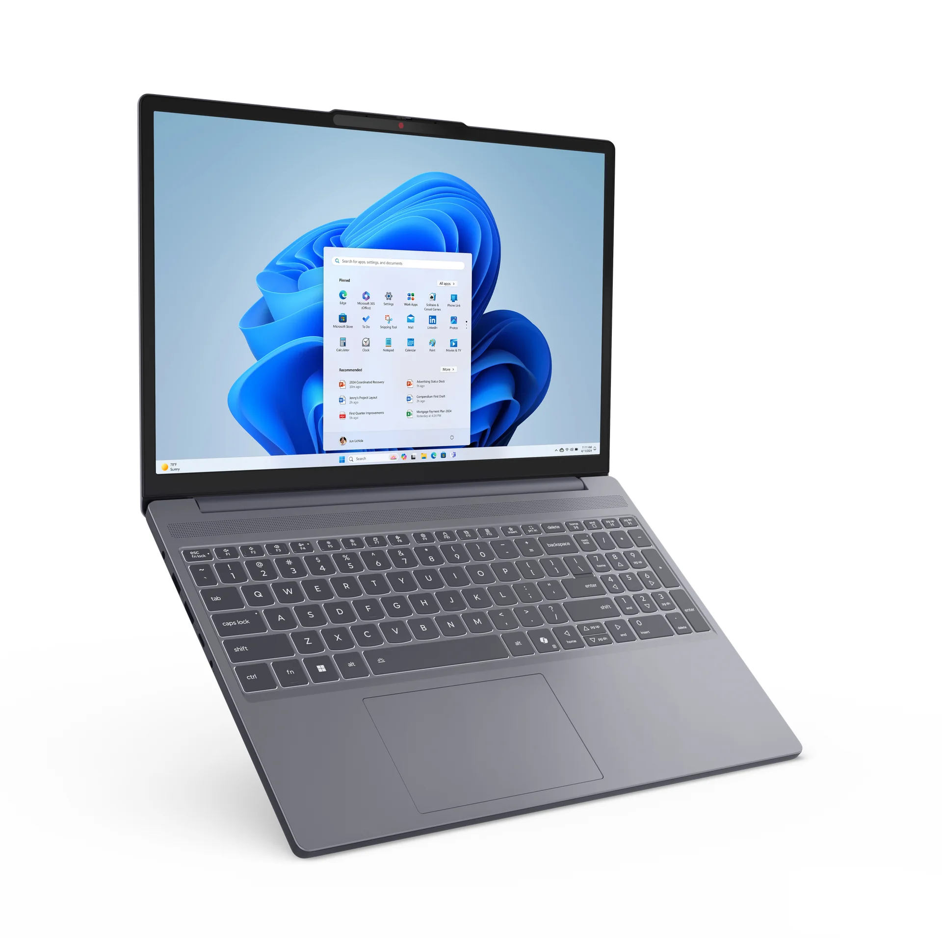 Vista adicional de Laptop Lenovo IdeaPad Slim 3 15IRH10 — 83K100BULM