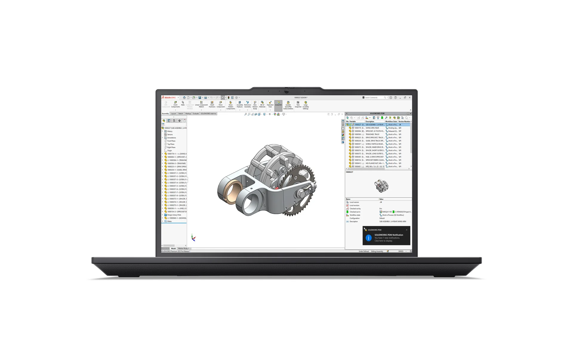 Vista adicional de Laptop Lenovo Workstation P16V — 21RTS06000