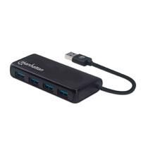 HUB USB, MANHATTAN,164900, V3.2 4 PTOS A