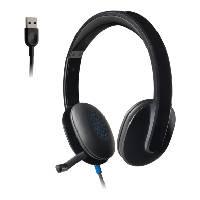 DIADEMA LOGITECH H540 NEGRO CONECTOR USB CONTROL DE AUDIO INTEGRADO WINDOWS