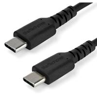CABLE DE CARGA DE 2M USB C - DE CARGA RAPIDA Y SINCRONIZACION USB 2.0 TIPO C A USB C PARA LAPTOP - REVESTIMIENTO TPE DE FIBRA DE ARAMIDA M