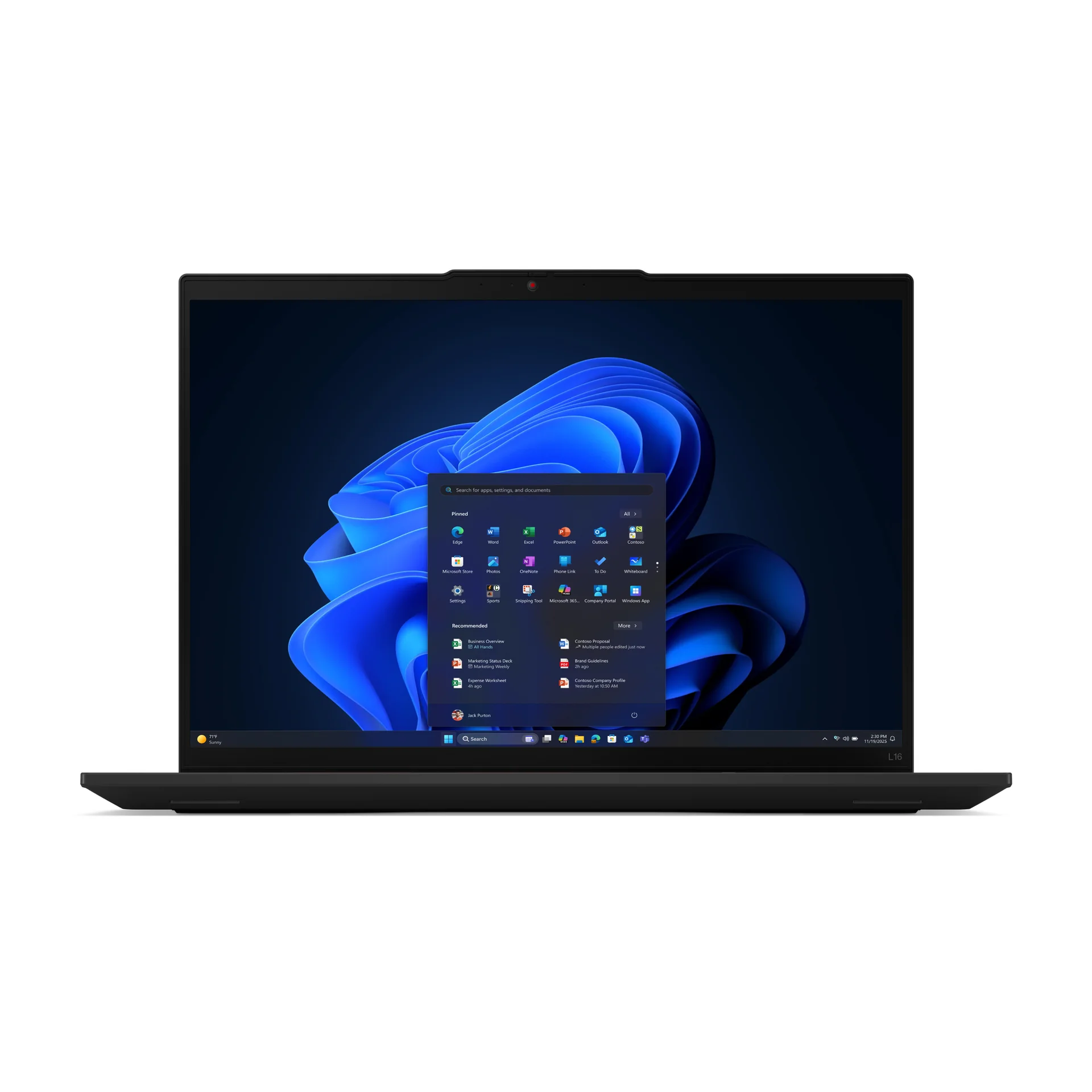 Imagen de Laptop Lenovo ThinkPad L16 Gen 2 — 21SB0010LM