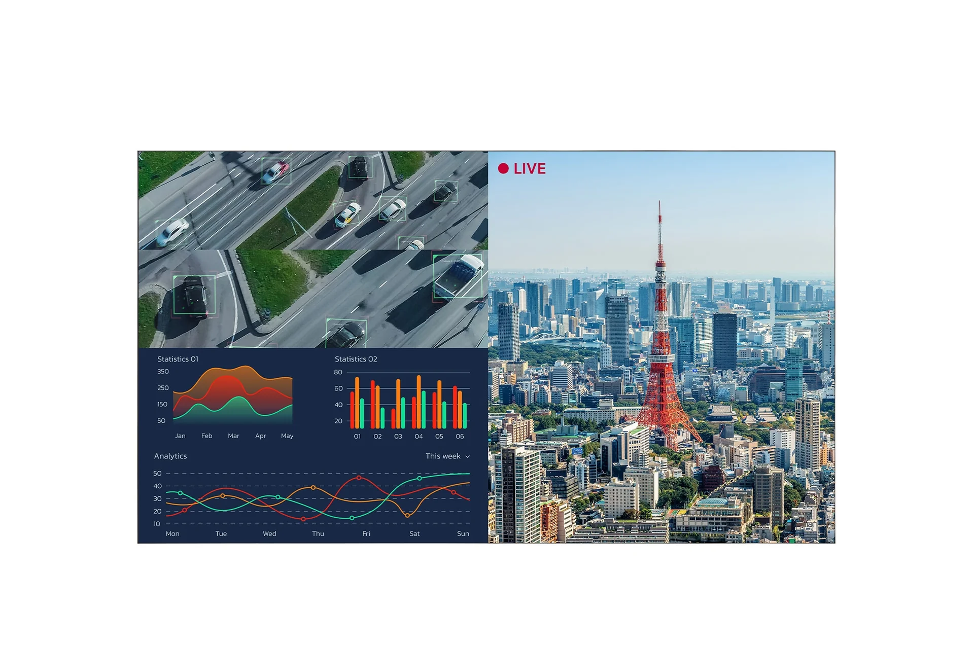 Imagen de Monitor LG 55VM5R-H